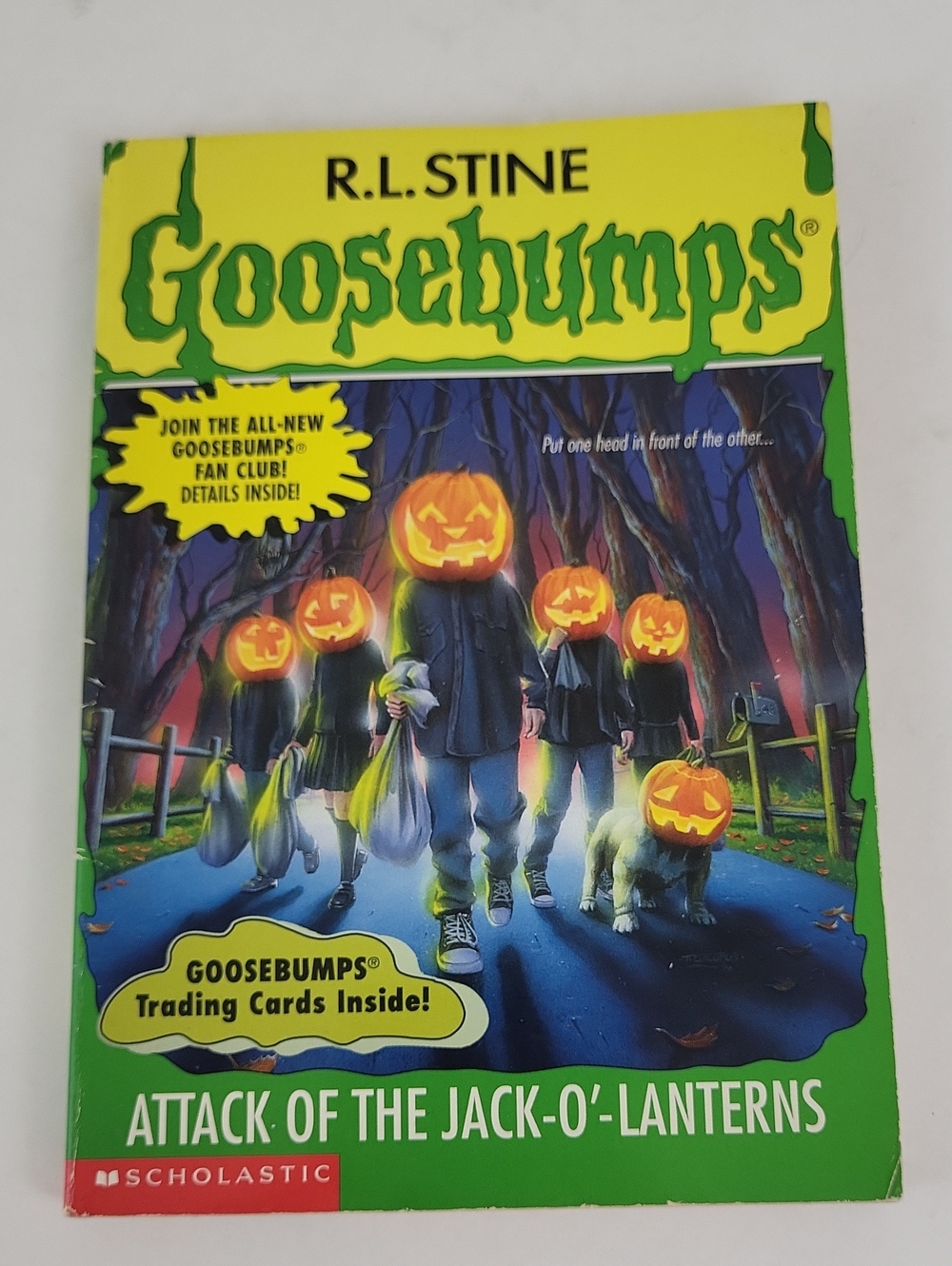 Attack of the Jack-O-Lanterns RL Stine 1996 Paperback Goosebumps #48 1st Print